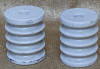aisladores acometidas porcelana 4 gargantas